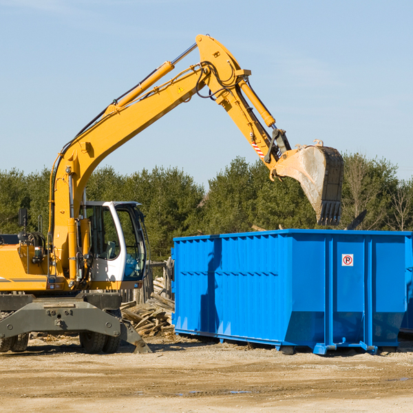 can i choose the location where the residential dumpster will be placed in Newlin Pennsylvania